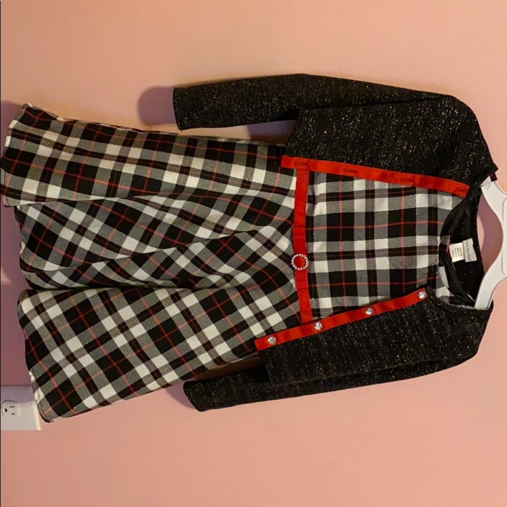 Plaid Christmas dress